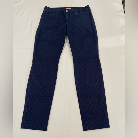 Lilly Pulitzer | Kelly Textured Skinny Pant| 6 - Picture 4 of 12